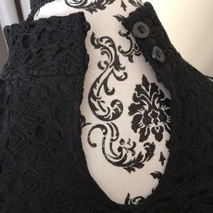 Dresses - No Boundaries High Neck Lace Dress Dresses - No Boundaries High Neck Lace Dress